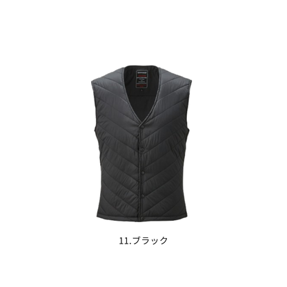アタックベース 40050 Wスイッチヒートインナーベスト 11ブラック 防寒 電熱ベスト 作業服 冬用 商品画像