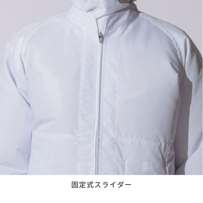 005　半袖白衣ブルゾン