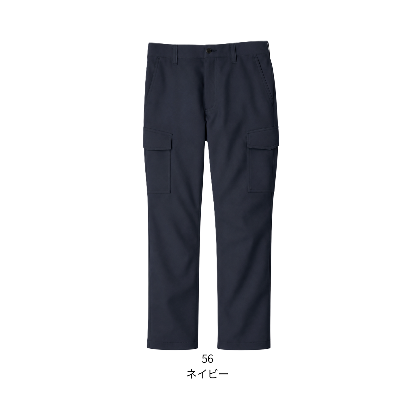 EBA323_通年　ストレッチノータックカーゴパンツ