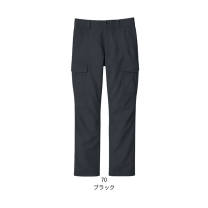 EBA323_通年　ストレッチノータックカーゴパンツ