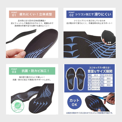 ASICS ウィンジョブ® 3D SOCKLINER HG 1273A007