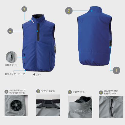 KF96032　チタン加工ベスト