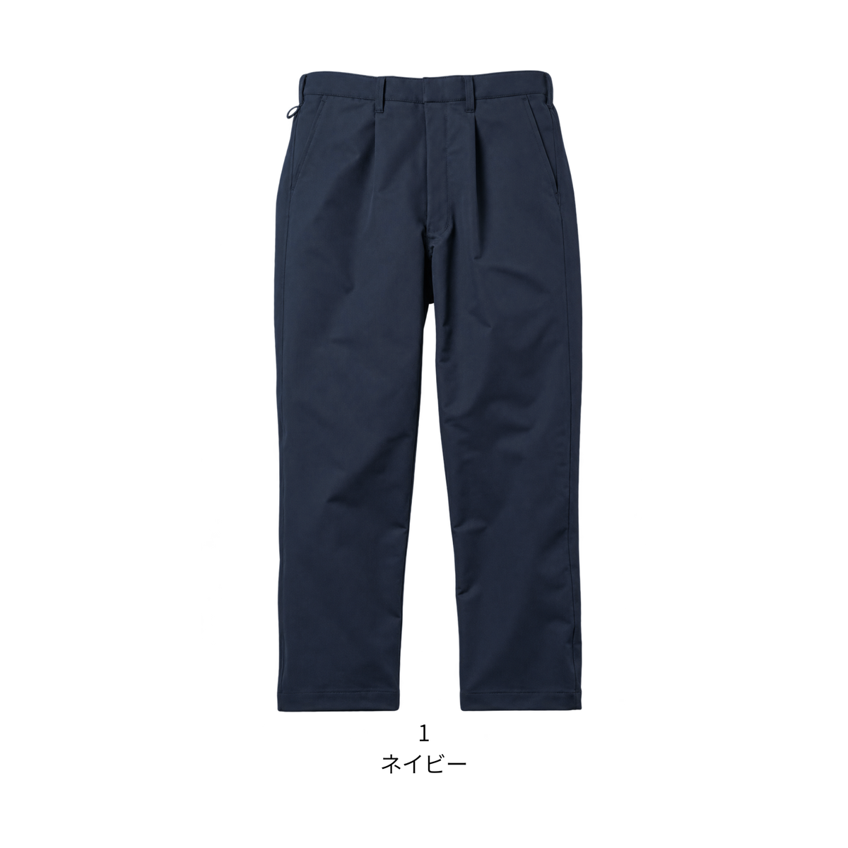 U7742-09 スラックス （ワンタック 脇ゴム）作業服 作業着