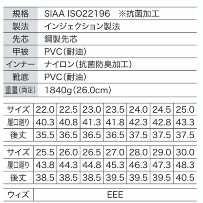 85767 セーフティー長靴