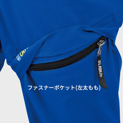 06101　ストレッチライトショートオーバーオール
