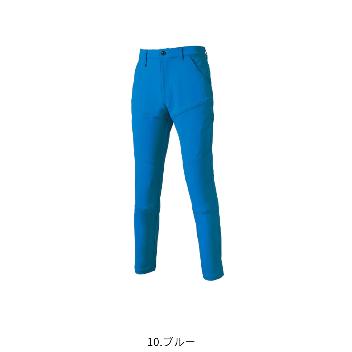 クロダルマ 31673 スラックス 10ブルー ストレッチ 作業服 作業着 ワークパンツ 秋冬