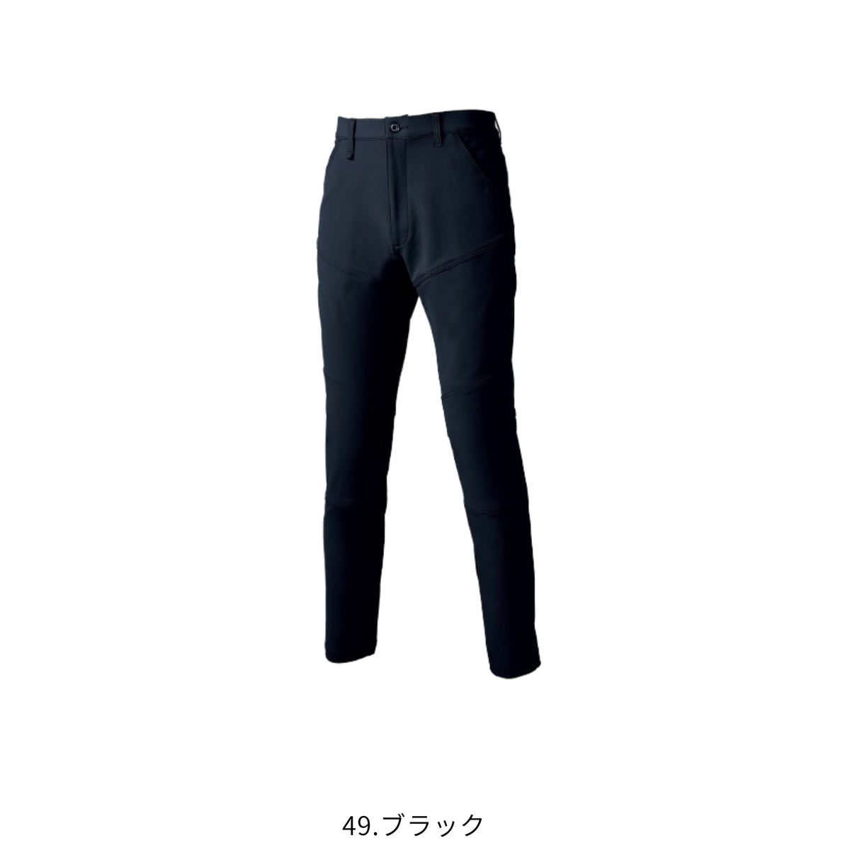 クロダルマ 31673 スラックス 49ブラック ストレッチ 作業服 作業着 ワークパンツ 秋冬