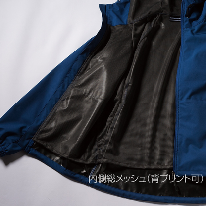 クロダルマ 32134 ストレッチシェルパーカー 内側総メッシュ仕様 背プリント対応 通気性 秋冬 作業服 防風 ストレッチ 撥水 ワークパーカー 建設現場 倉庫作業 物流業