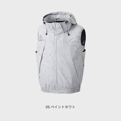 5540　The tough 空調風神服 チタンフード半袖ブルゾン
