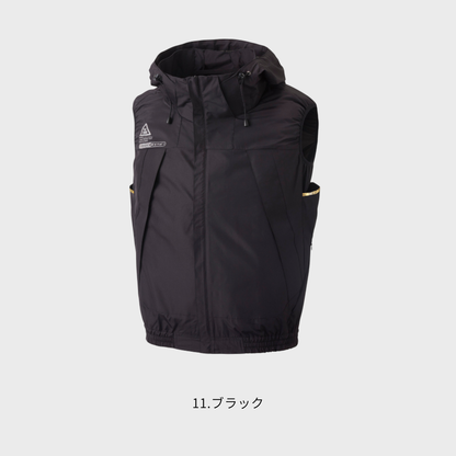 5540　The tough 空調風神服 チタンフード半袖ブルゾン
