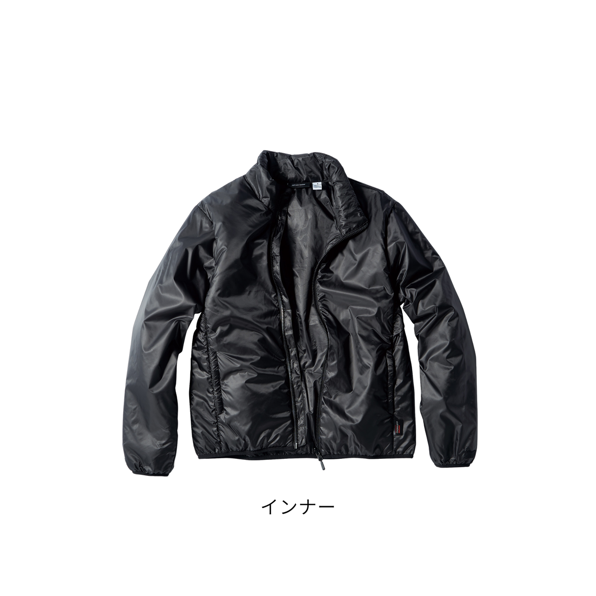 クロダルマ KURODARUMA 54378 3WAY防寒ジャケット ブラック 取り外し可能なインナー単体画像 秋冬用防寒作業服 気温や作業環境に合わせて着脱できる3WAY仕様 長袖スタンドカラータイプの防寒インナージャケット 建設現場・土木作業・運送業・配送業・物流倉庫・工場作業・製造業・農作業・林業・設備工事・警備・交通誘導・屋外作業・釣り・キャンプ・アウトドアなど幅広いシーンで活躍する冬用ワークウェア