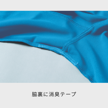 6160_春夏 半袖ジップアップシャツ