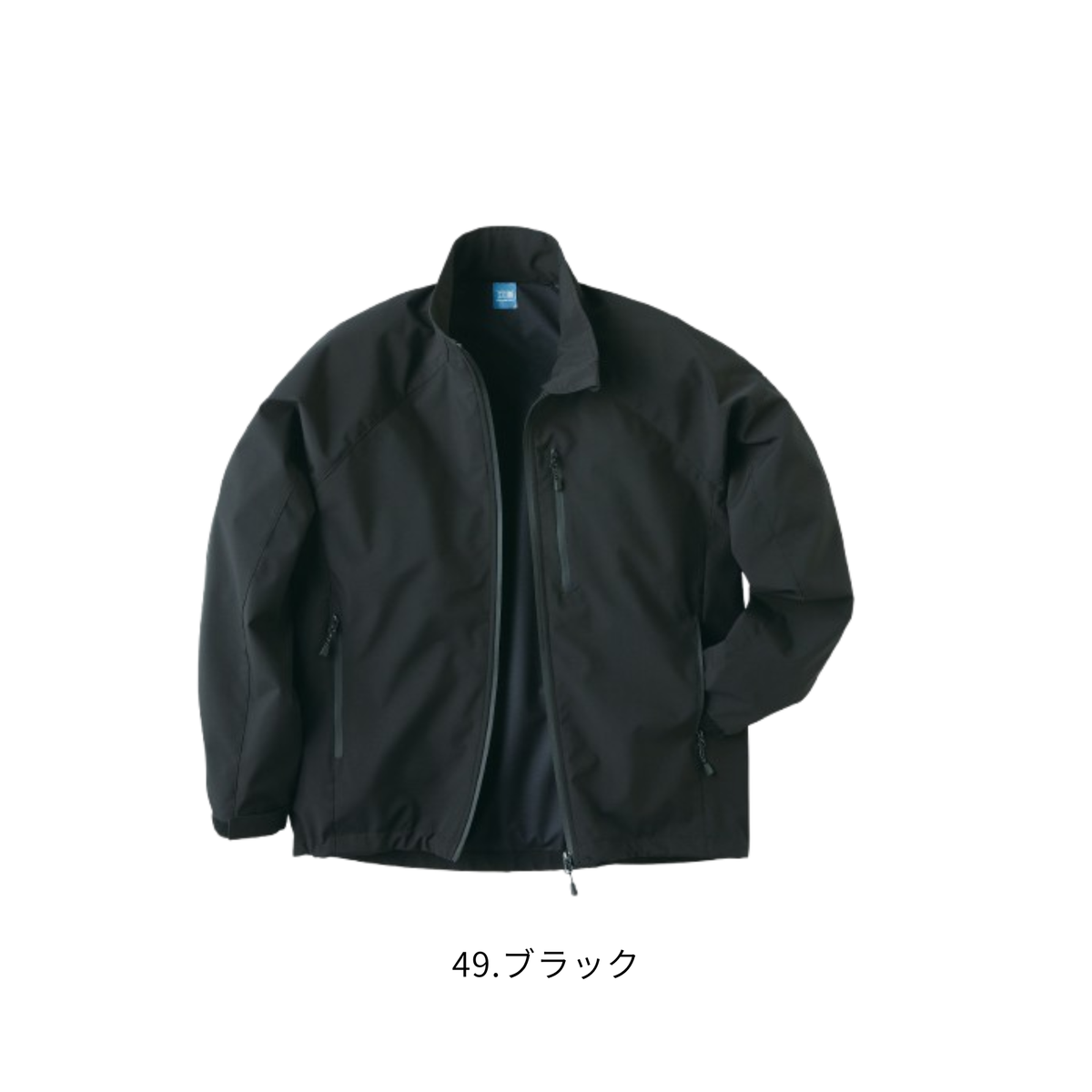 クロダルマ 32135 シェルジャケット 49ブラック 秋冬 作業服 ワークジャケット 軽量 ストレッチ 撥水 反射素材 建設現場 倉庫作業 物流業 アウトドア
