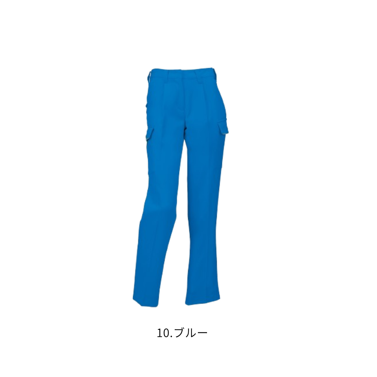 クロダルマ 355961 レディースカーゴパンツ 10ブルー 女性用 秋冬作業服 JIS T8118適合 制電 ストレッチ 反射素材 作業ズボン ワークパンツ 製造業 工場作業 物流業 建設・施工