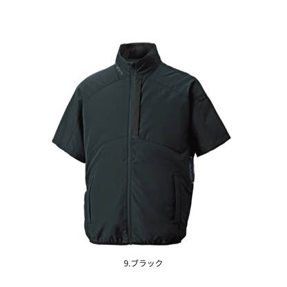 KF96030　チタン加工半袖ブルゾン