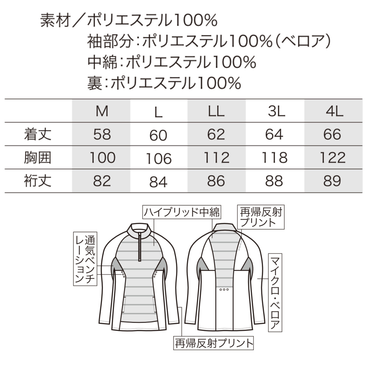 32131_秋冬　中綿インサレーション