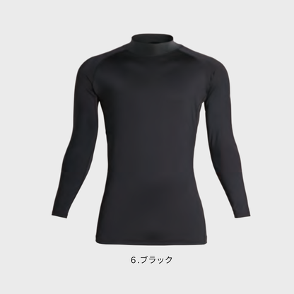 0351　アイシールドモックネックロングスリーブ