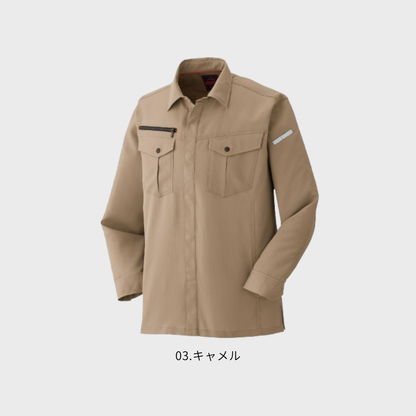 45016　ストレッチ長袖シャツ