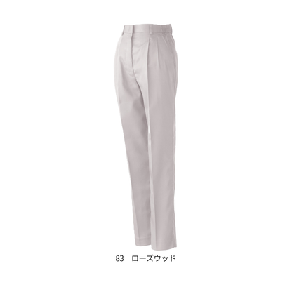 420_春夏　レディーススラックス(ツータック、脇ゴム)