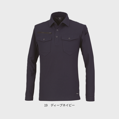 6305　長袖ポロシャツ