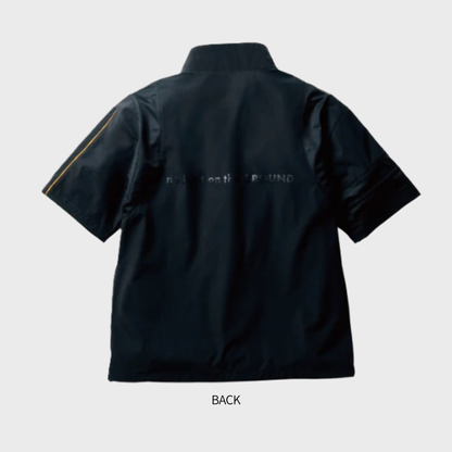 0375-64　半袖Tシャツ（ハーフジップ）