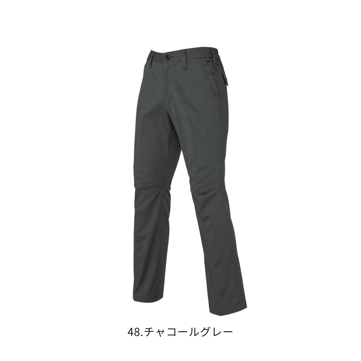 クロダルマ 31682 スラックス 48チャコールグレー ストレッチ 制電 男女兼用 作業服