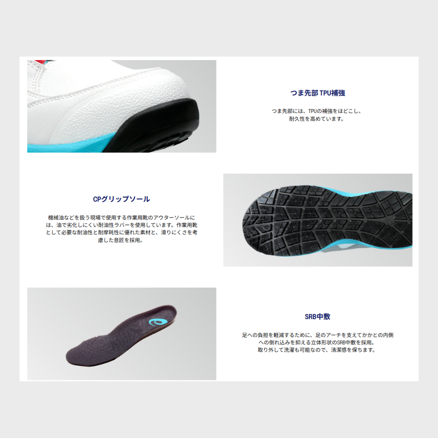 ASICS ウィンジョブ® CP309 BOA® 3E相当
