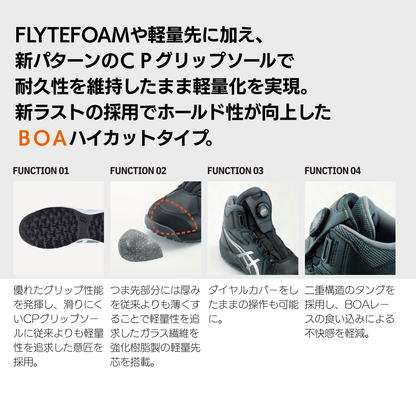 ASICS ウィンジョブ®CP314 BOA（3E相当）